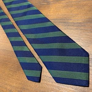 Stripe silk neck tie
